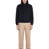 Bomber in cashmere Oasi in blu 