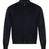 Bomber in cashmere Oasi in blu 