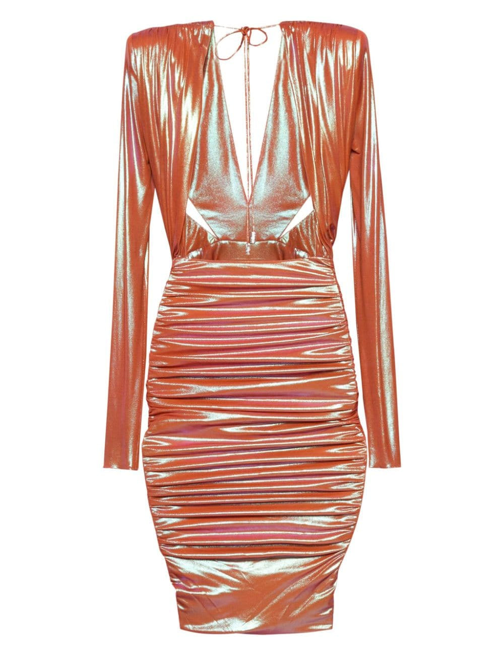 Abito con drappeggio in arancione Alexandre vauthier - donna 
