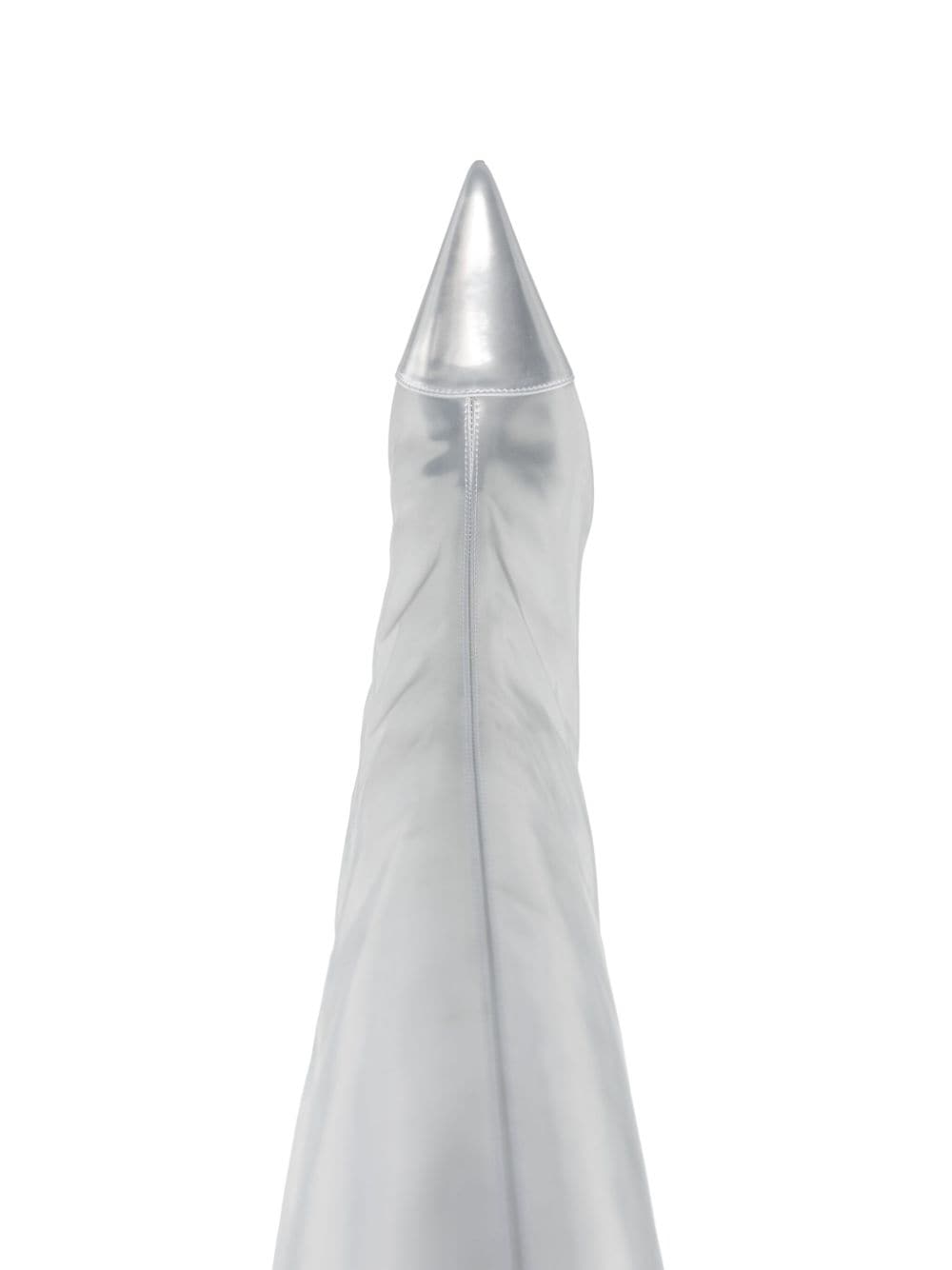 Stivali al ginocchio 90mm in argento - donna 