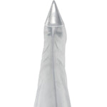 Stivali al ginocchio 90mm in argento - donna 