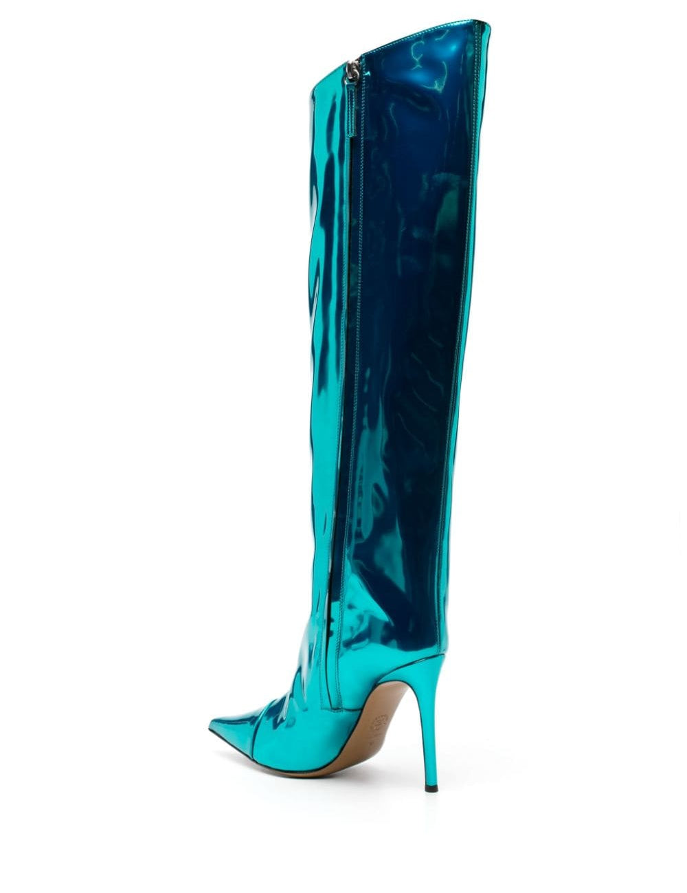 Stivali al ginocchio Alex 105mm in azzurro - donna 