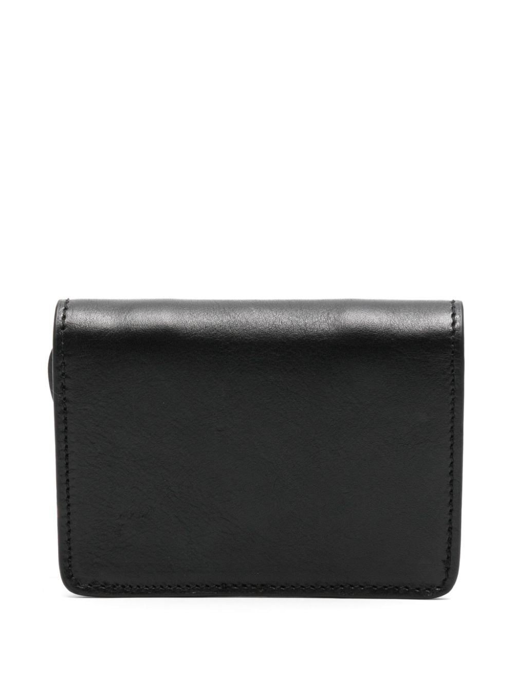 Portafoglio con logo in nero di ANN DEMEULEMEESTER - unisex 