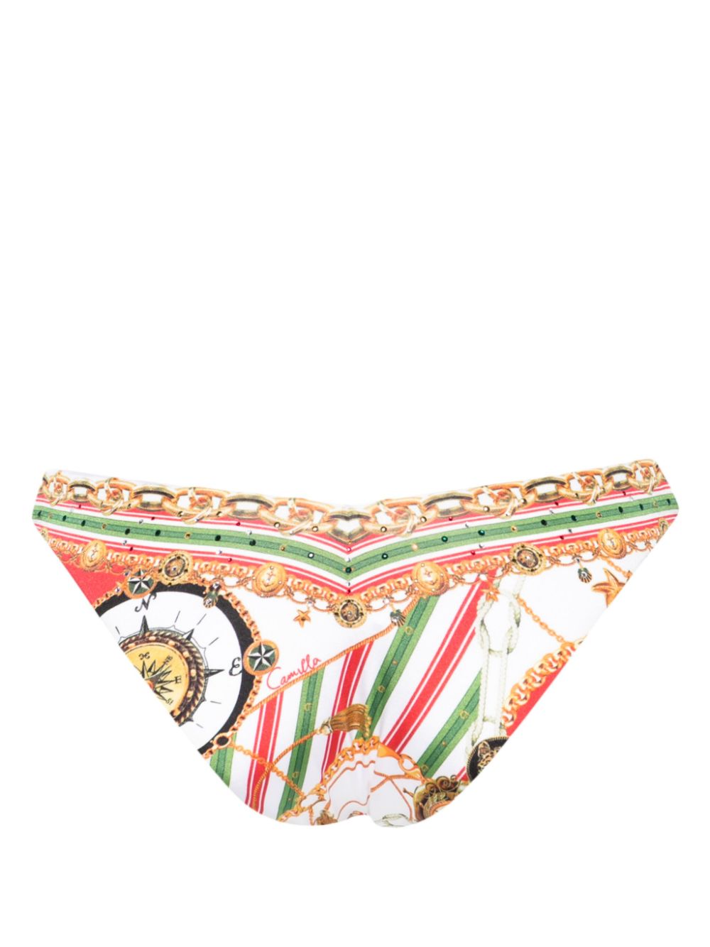 Slip bikini con stampa Saluti Summertime in multicolore - donna 