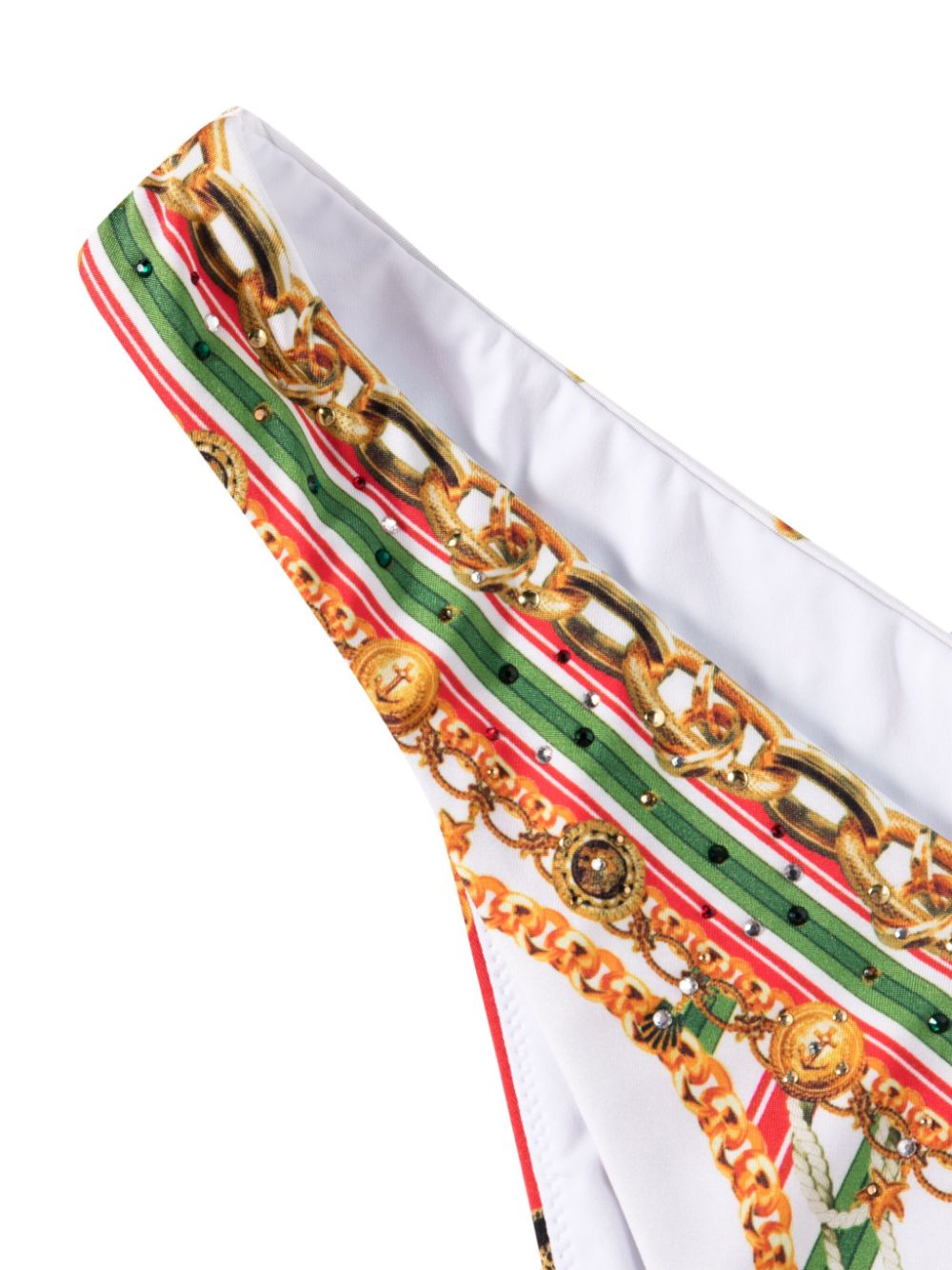 Slip bikini con stampa Saluti Summertime in multicolore - donna 