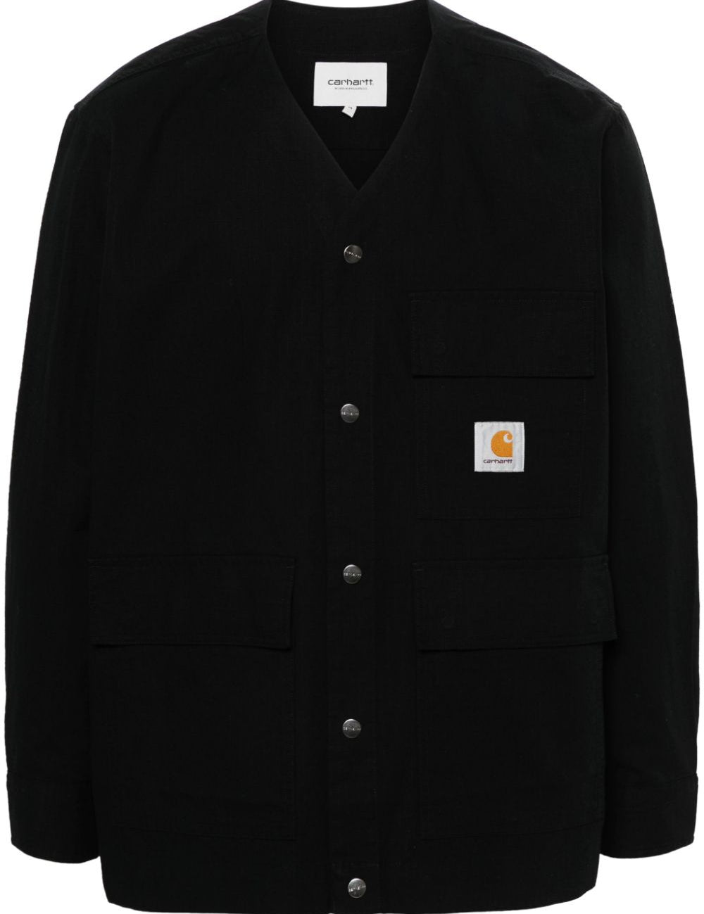 Camicia con applicazione in nero - uomo 