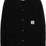 Camicia con applicazione in nero - uomo 