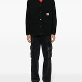 Camicia con applicazione in nero - uomo 