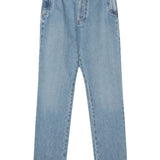 Jeans a vita alta in blu - donna 