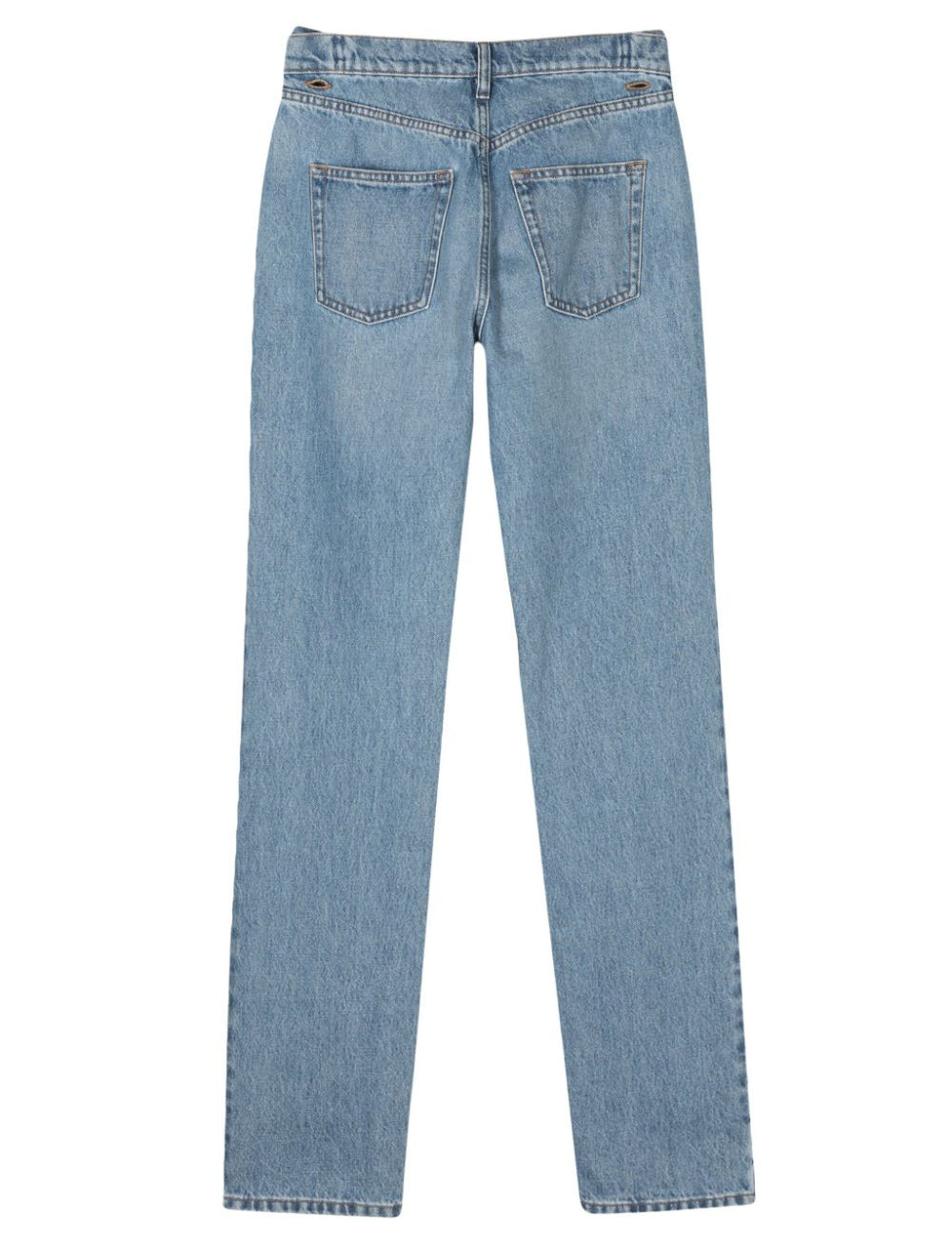 Jeans a vita alta in blu - donna 