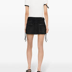 T-shirt con patch logo in bianco - donna 