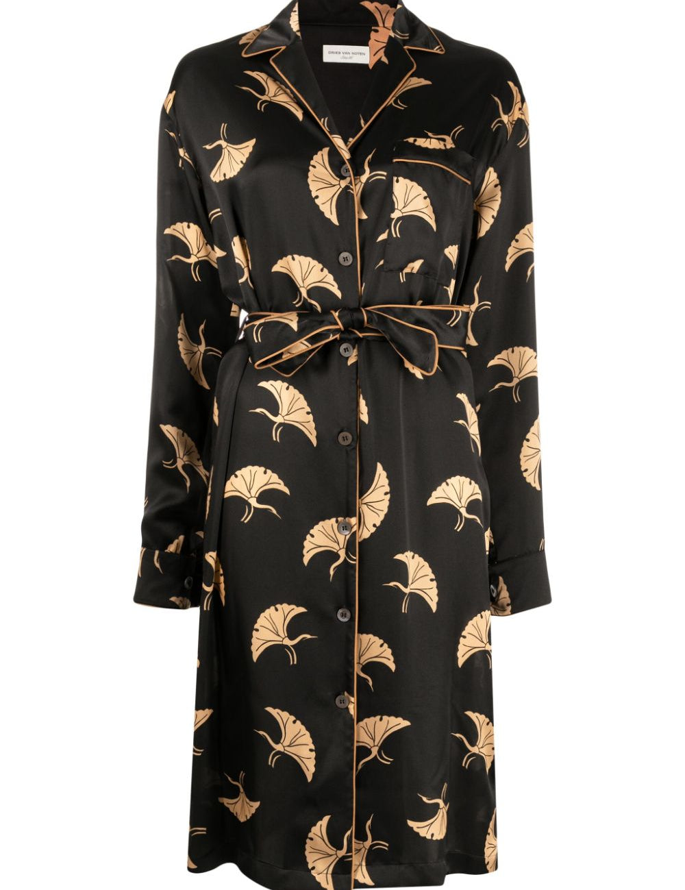 Abito con stampa doralas in nero - donna 