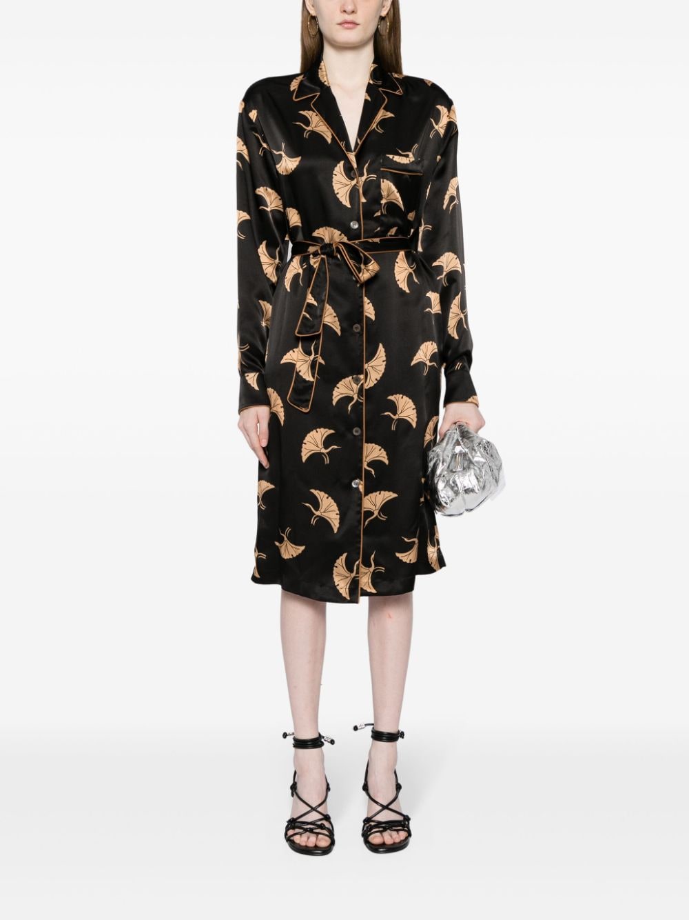 Abito con stampa doralas in nero - donna 