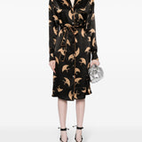Abito con stampa doralas in nero - donna 