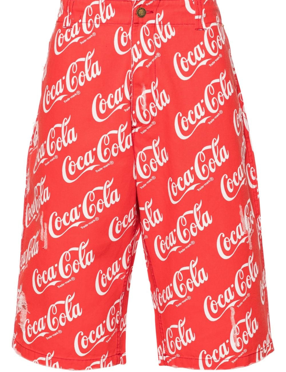 Bermuda Coca-Cola con stampa in rosso - uomo 