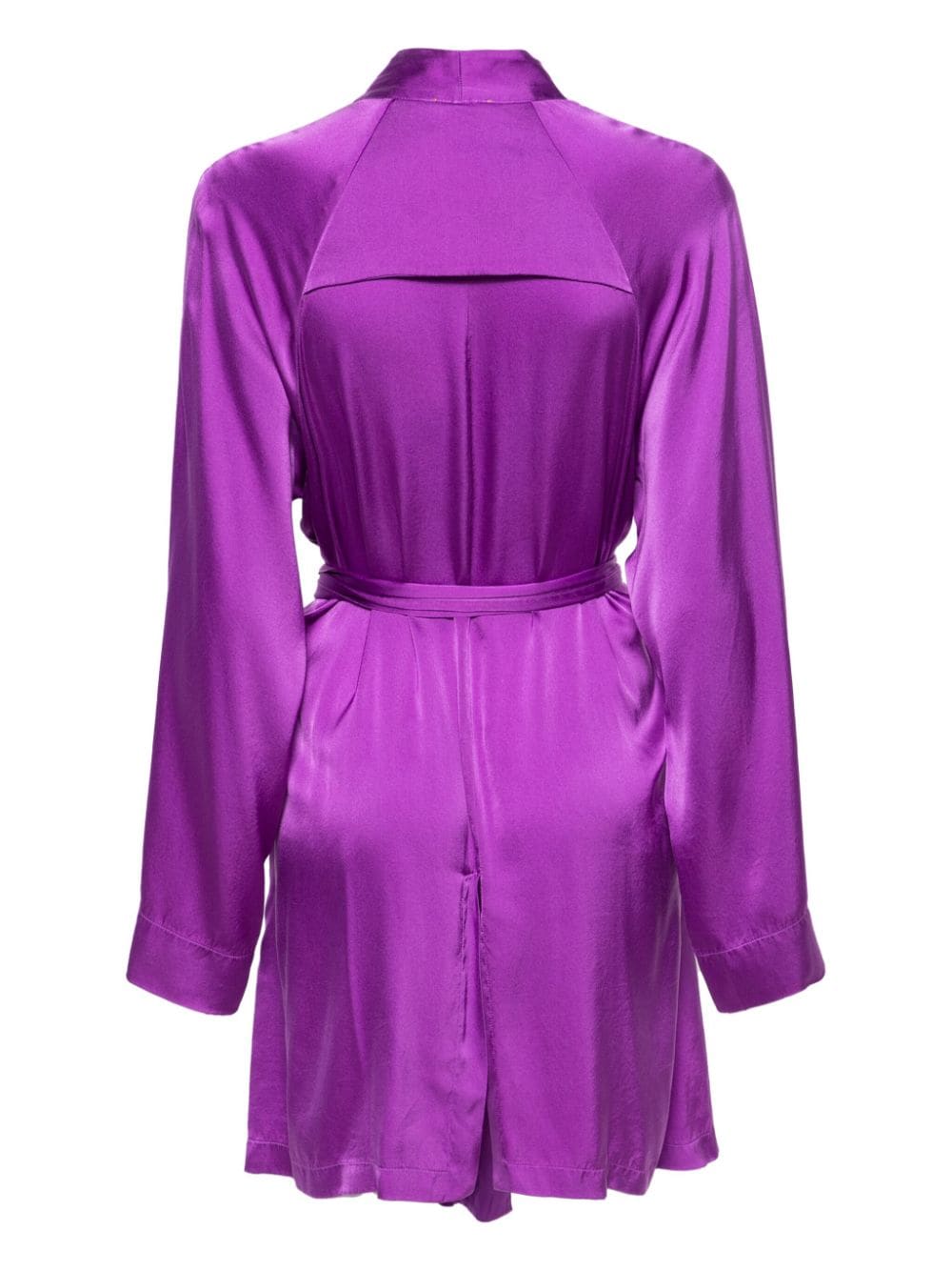 Abito con cintura stile kimono in viola - donna 