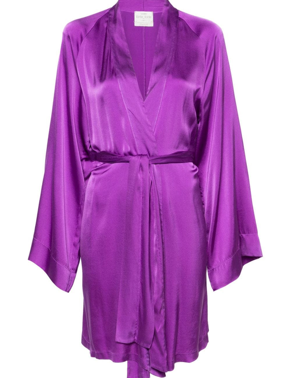 Abito con cintura stile kimono in viola - donna 