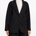 Giacca monopetto in nero - donna 
