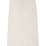 Gonna midi The Midaxi in denim in beige - donna 