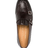 Mocassini con fibbia in marrone - uomo 