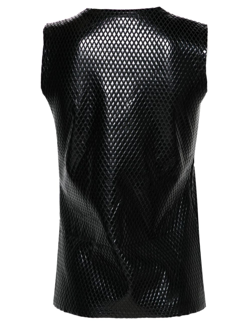 Canotta a rombi in nero di Junya watanabe - donna 