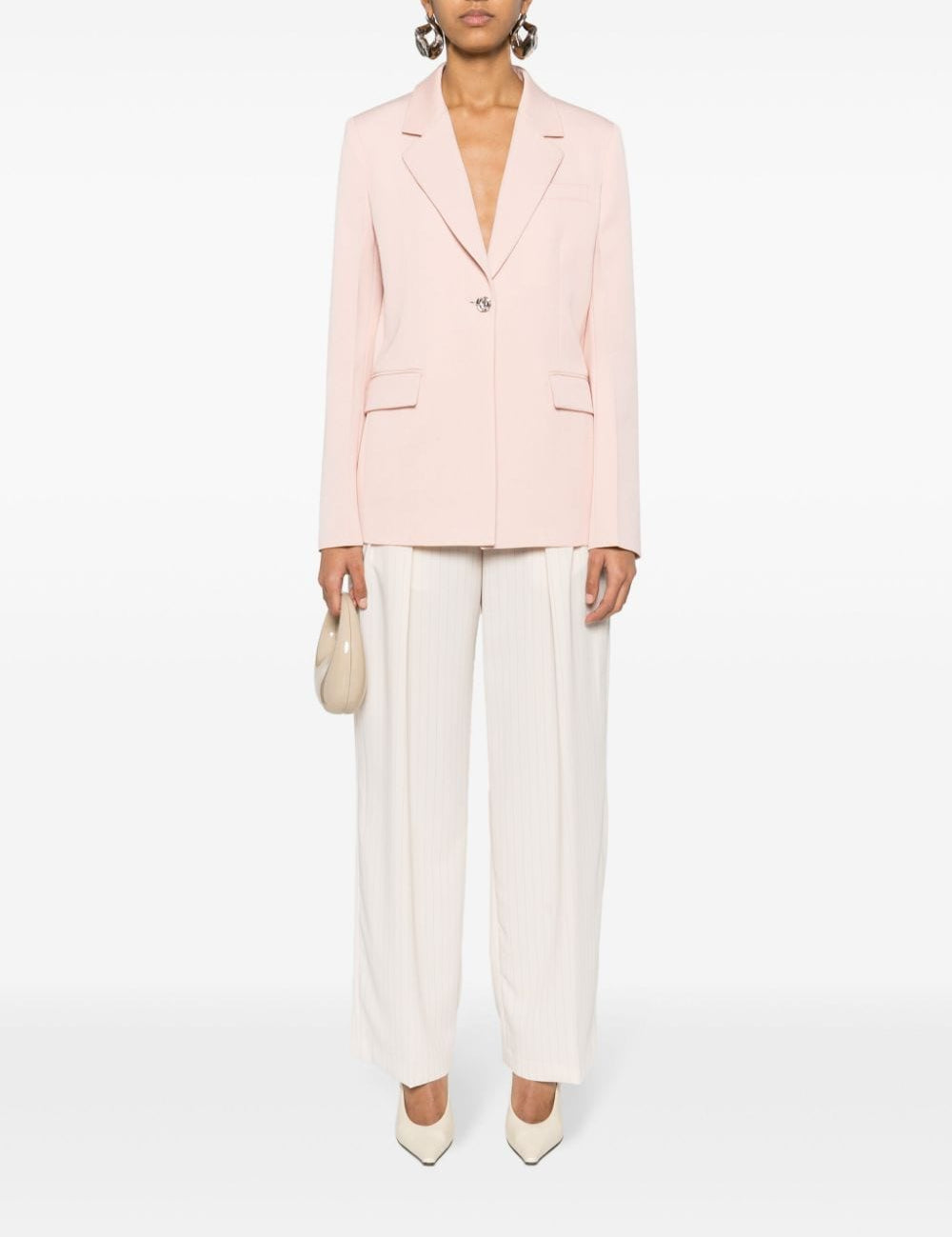 Blazer monopetto in rosa - donna 