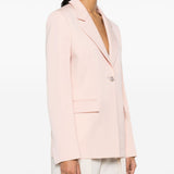 Blazer monopetto in rosa - donna 