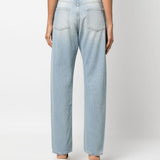Jeans dritti Wular a vita alta in blu - donna 
