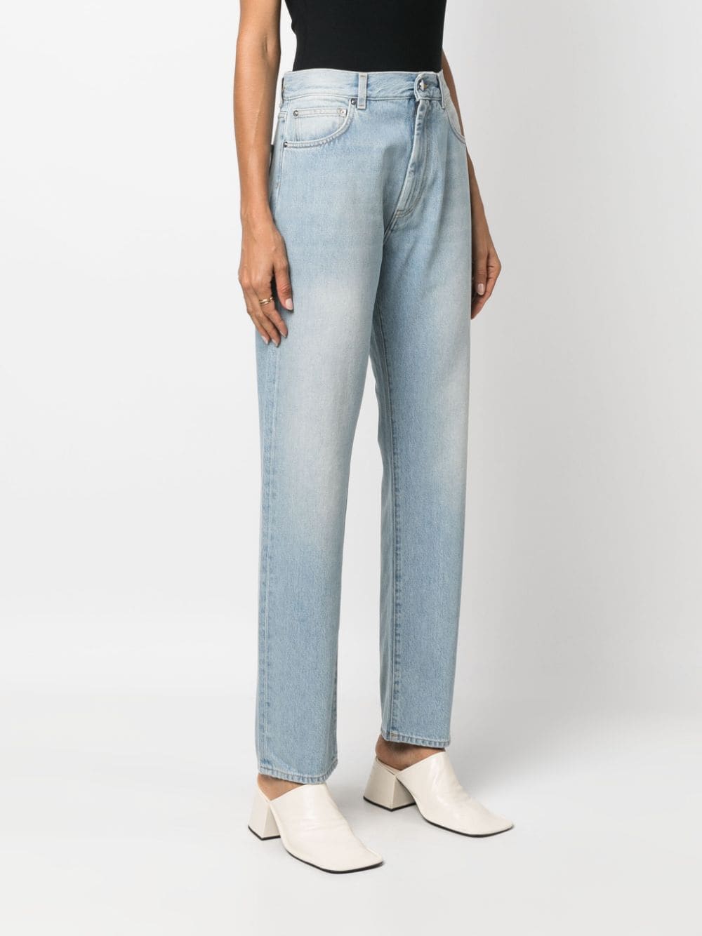Jeans dritti Wular a vita alta in blu - donna 