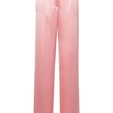 Pantaloni a vita alta in rosa - donna 