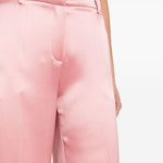Pantaloni a vita alta in rosa - donna 