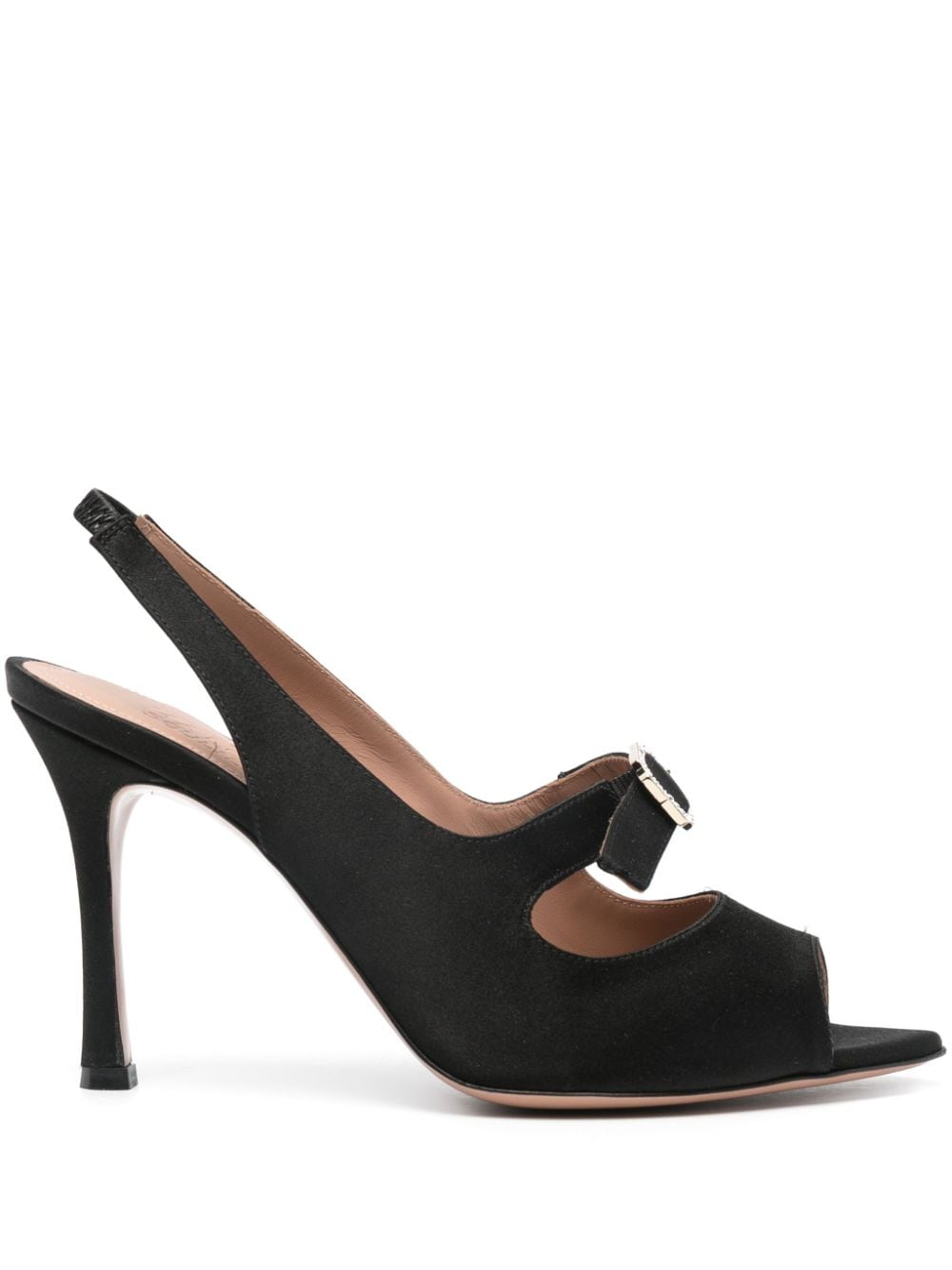 Sandali celeste 90 in nero - donna 