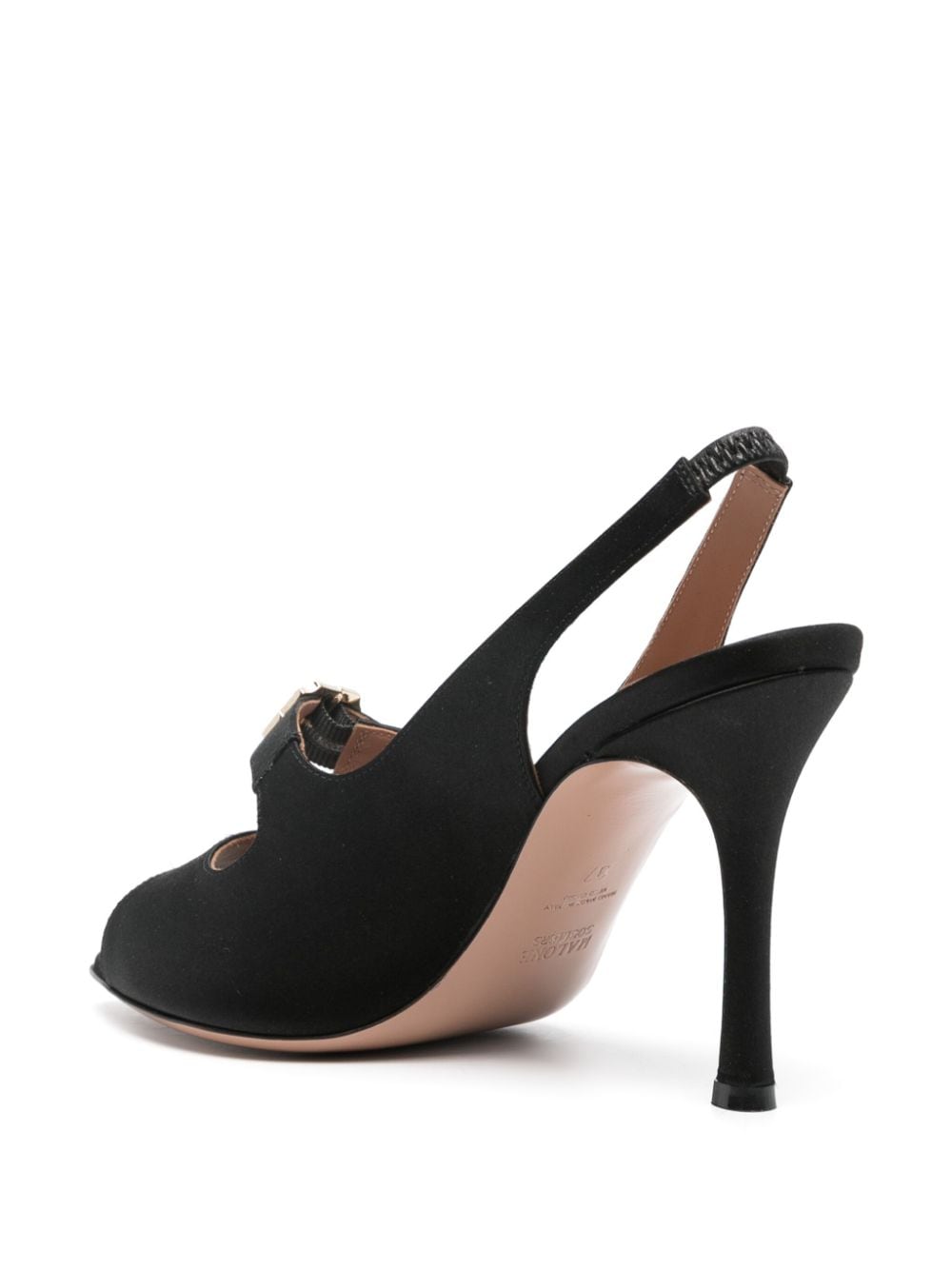 Sandali celeste 90 in nero - donna 