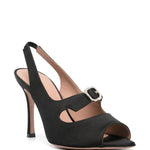 Sandali celeste 90 in nero - donna 