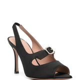 Sandali celeste 90 in nero - donna 