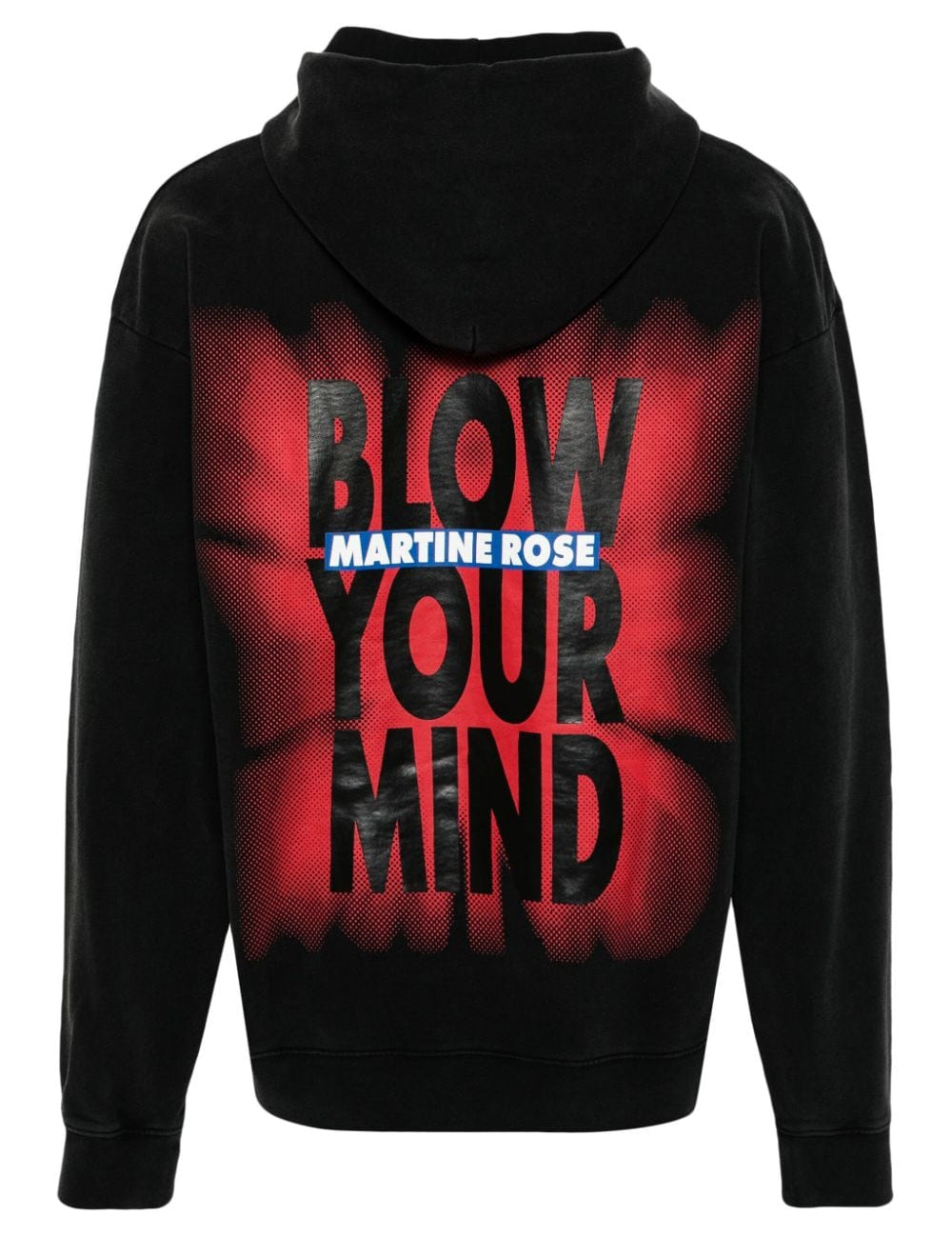 Felpa Blow Your Mind con stampa in nero - uomo 
