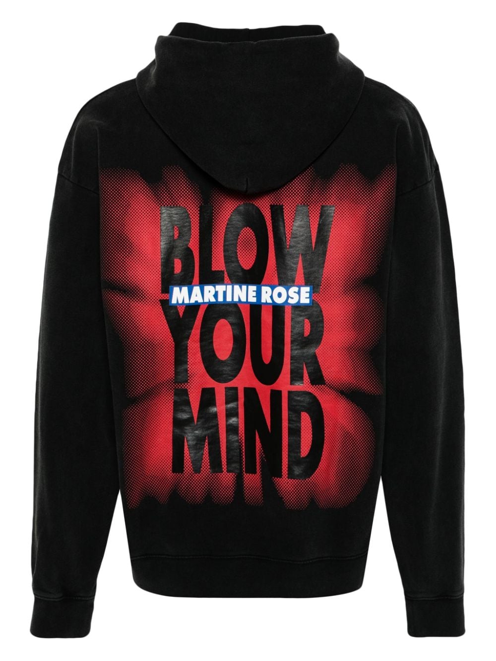 Felpa Blow Your Mind con stampa in nero - uomo 