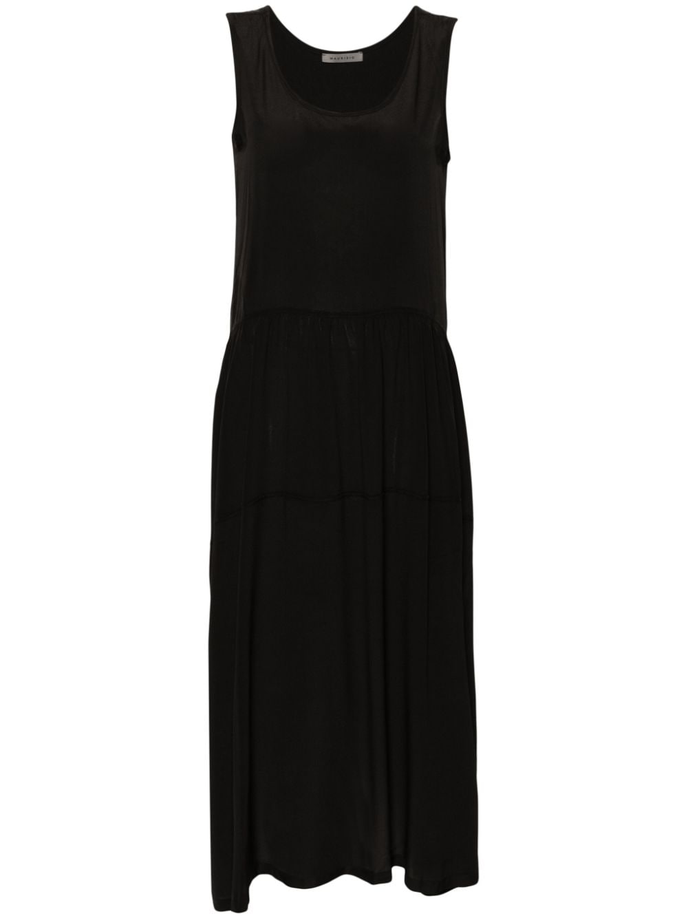 Maxi abito svasato  in nero di MAURIZIO MYKONOS - donna 