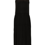 Maxi abito svasato  in nero di MAURIZIO MYKONOS - donna 