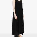 Maxi abito svasato  in nero di MAURIZIO MYKONOS - donna 