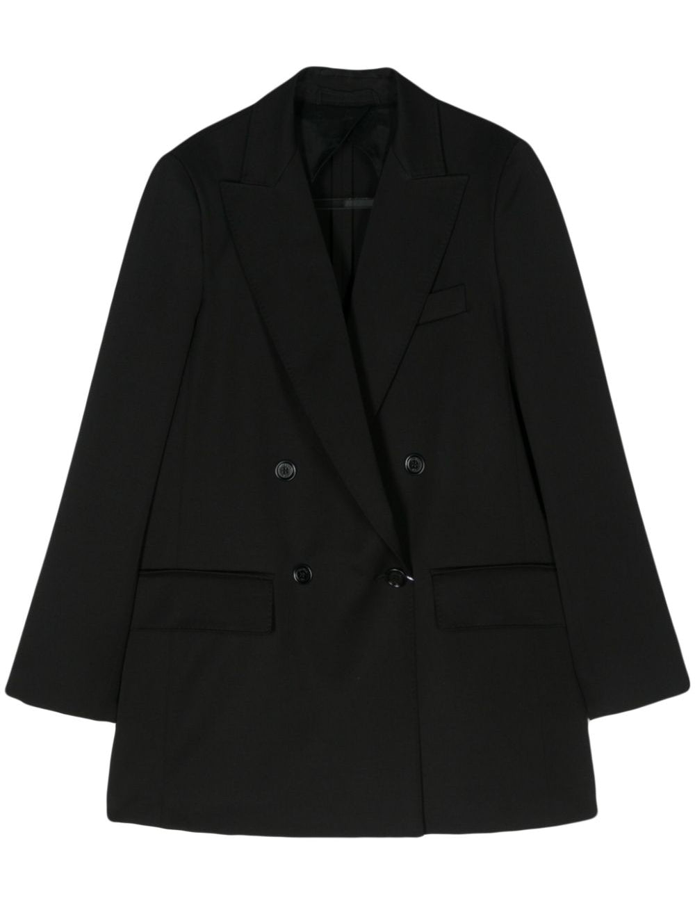Giacca doppiopetto levico in nero - donna 