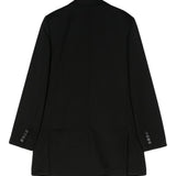 Giacca doppiopetto levico in nero - donna 