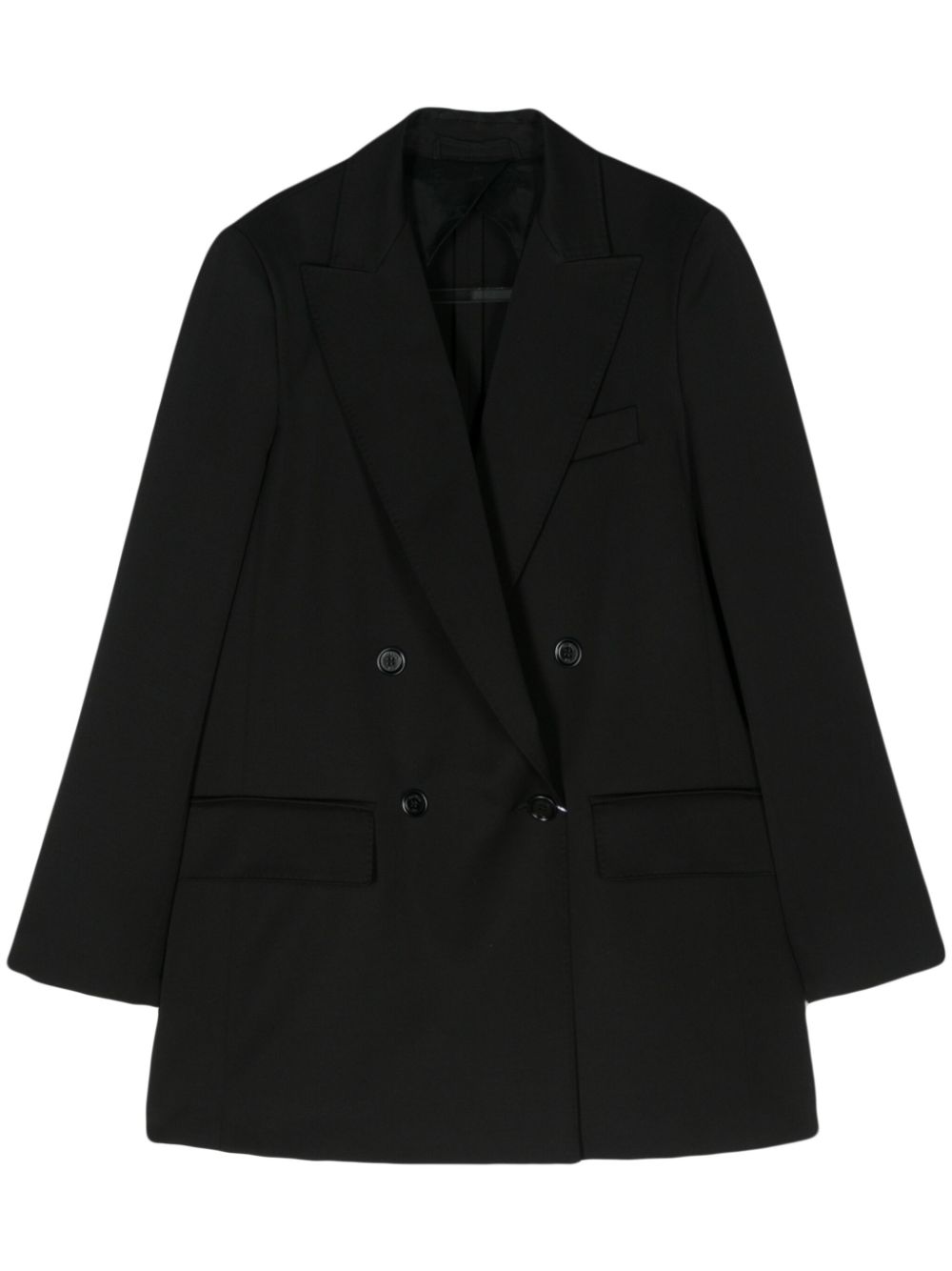 Giacca doppiopetto levico in nero - donna 