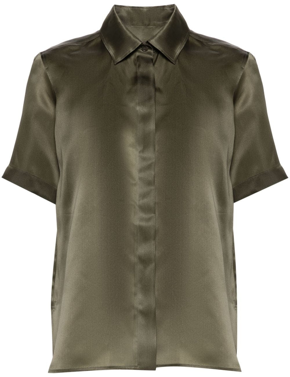 Camicia acanto in verde - donna 