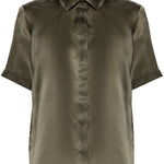 Camicia acanto in verde - donna 