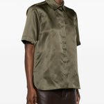 Camicia acanto in verde - donna 