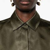 Camicia acanto in verde - donna 
