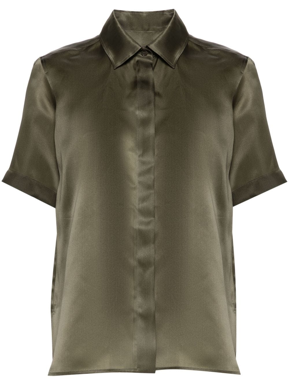 Camicia acanto in verde - donna 