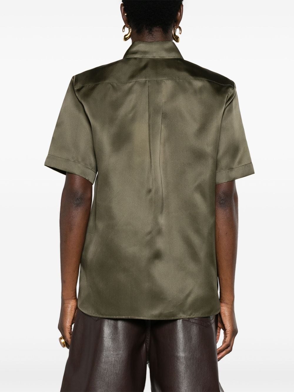 Camicia acanto in verde - donna 