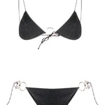 Bikini a triangolo Lumiere in nero - donna 